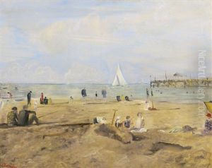 Sommerlicher Strandtag