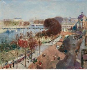 Le Pont Des Arts by Lucien Adrion