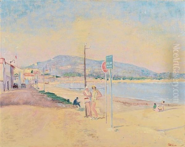 Promeneurs Sur La Plage - view 1