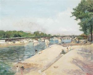 La Passerelle Des Arts by Lucien Adrion