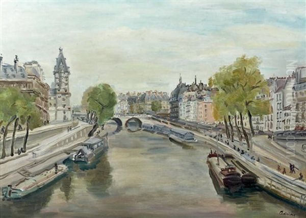 Vue Des Quais, Palais De Justice - view 1