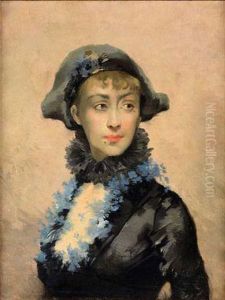 Portrait De La Comedienne Rejane