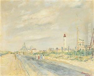 Plage A Brighton by Lucien Adrion