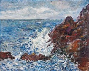 Cote Rocheuse, Lancieux by Lucien Adrion