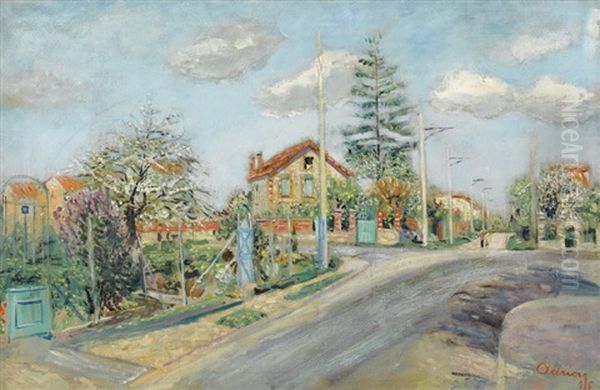 Fruhlingshafte Dorfpartie In Frankreich - view 1