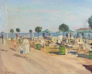 Bord De Mer by Lucien Adrion