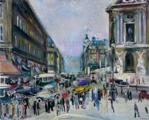 Paris, Derriere L'opera by Lucien Adrion