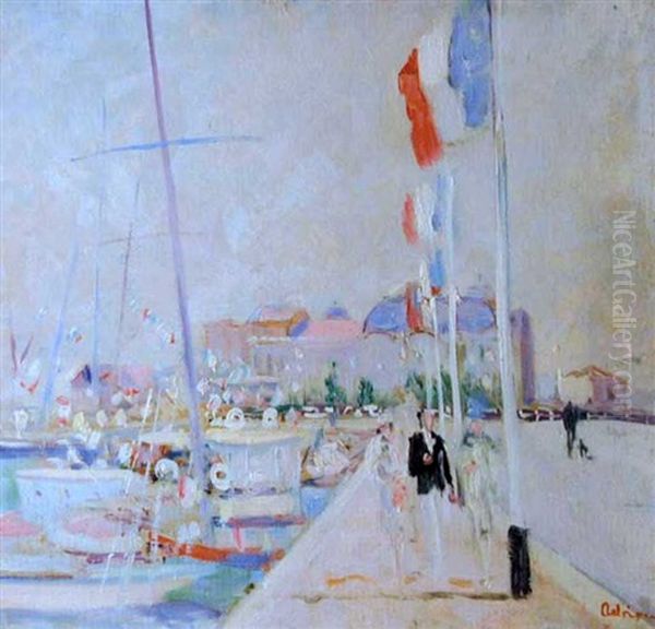 Trouville, La Jetee Pavoisee - view 1
