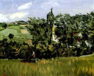 Franzosische Sommerlandschaft by Lucien Adrion