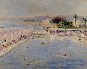 La Picine De L'hotel Negresco A Nice by Lucien Adrion