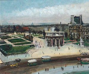 Le Louvre by Lucien Adrion
