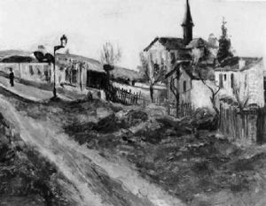 Vorstadtstrase Mit Kapelle Vorstadtstrase Mit Kapelle