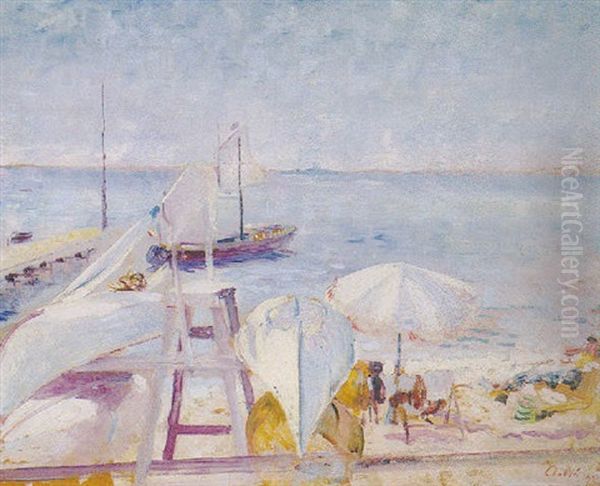 Scene De Plage, Nice - view 1