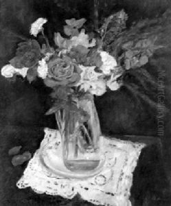 Bouquet A La Carafe De Verre