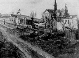 Paysage De Banlieue by Lucien Adrion