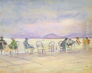 Terrasse Am See by Lucien Adrion