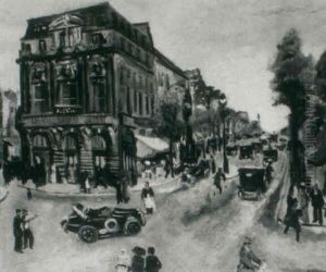 Paris, Les Boulevards by Lucien Adrion