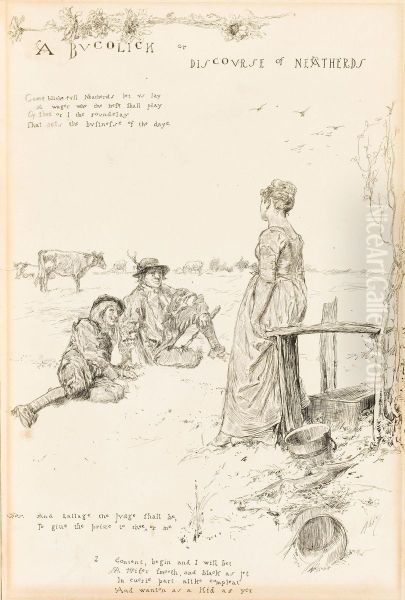 A Bucolick Or Discourse Of Neatherds, Poem Illustration - view 1