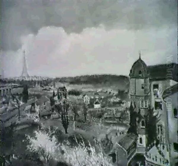 Vue De Paris Depuis Saint-cloud - view 1