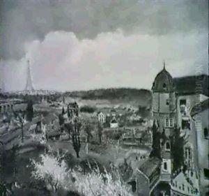 Vue De Paris Depuis Saint-cloud by Lucien Adrion