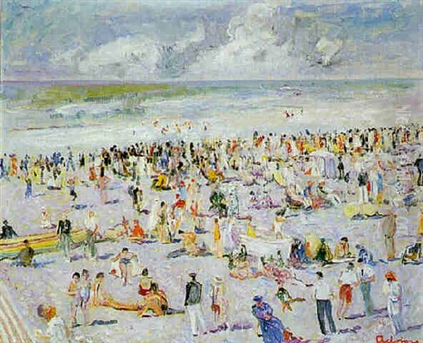 Baigneurs Sur La Plage - view 1