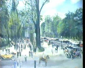 Pariser Parkszene by Lucien Adrion