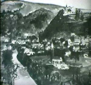 Landschaft Mit Fluss by Lucien Adrion