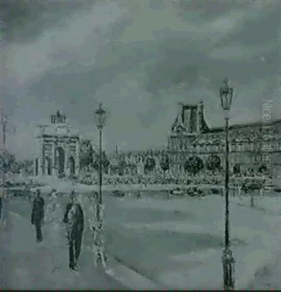 Paris, Le Louvre, Place Du Carrousel - view 1