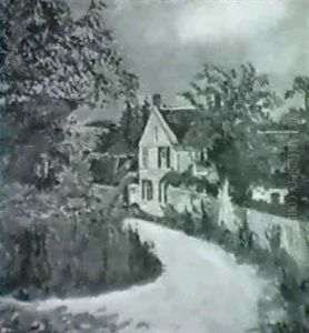 Rue De Village by Lucien Adrion
