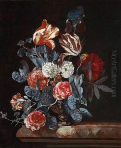 Ein Blumenstillleben