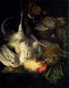 Stillleben Mit Erlegtem Federvieh by Willem Van Aelst