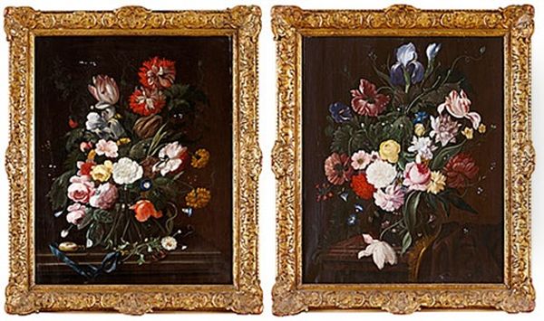 Blomsterstilleben (pair) - view 1