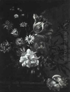 Natura Morta Con Fiori by Willem Van Aelst