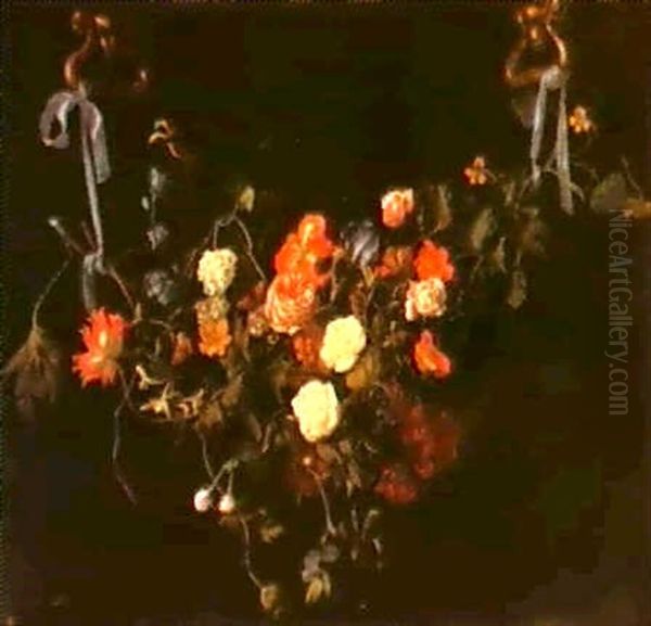 A Swag Of Flowers - view 1