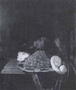 Nature Morte Aux Raisins Et Citron by Willem Van Aelst