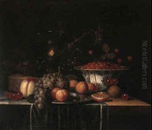 Still Life With Fruit, Kraak Porcelain Bowls, Silver Tazza, A Roemer, Shrimp And A Crab