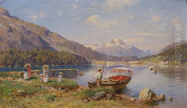 Silvaplanersee Mit Piz Della Margna - view 1