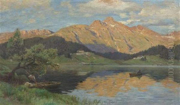 Seelandschaft Im Abendrot - view 1