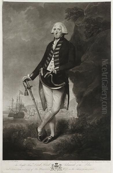 The Right Hon The Lord Hood Admiral Of The Blue - view 1