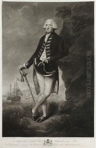 The Right Hon The Lord Hood Admiral Of The Blue by Arthur Abbott