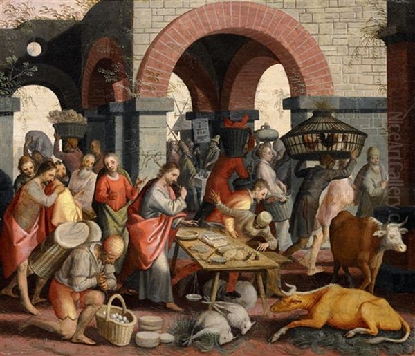 Christ Driving The Merchants From The Temple - view 1