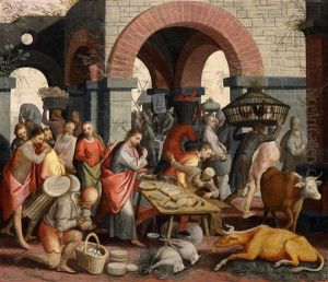 Christ Driving The Merchants From The Temple