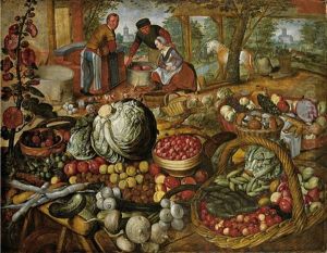 Etalage De Fruits Et Legumes by Pieter Aertsen