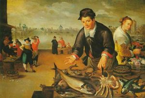 Le Marche Aux Poissons by Pieter Aertsen