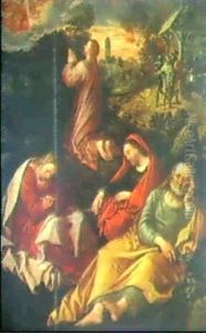 Christus Am Oelberg by Pieter Aertsen