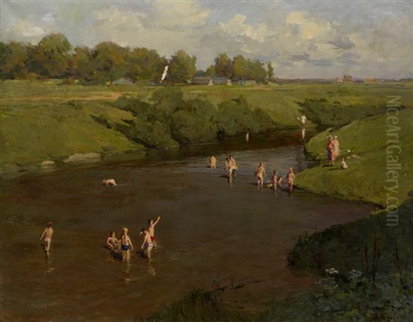 Bathing Children - view 1
