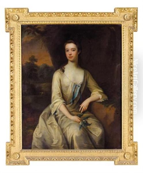 Portrait Of A Lady (henrietta Louise Jeffreys, Countess Of Pomfret?) - view 1
