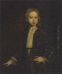 Portrait Of A Boy In A Silver-trimmed Jacket And Waistcoat