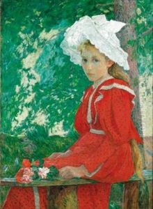Fillette A La Robe A Pois by Charles-Jean Agard