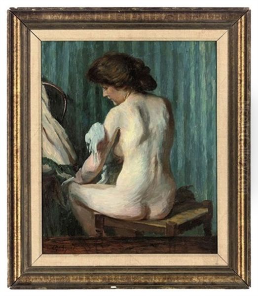 A Nude At Her Toilet - view 1